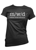 M&auml;del Wei&szlig; Deutsch Damen Tshirt