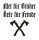 Met f&uuml;r Freunde &Auml;xte f&uuml;r Feinde Trinkhorn 0.5 Liter graviert