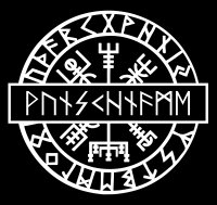 Runenkreis Vegvisir Wunschnamen Lasergravur -...