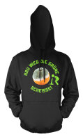 Hau weg die Gr&uuml;ne Scheisse Herren Hoodie Kapuzenpulli