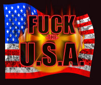 Fuck the USA Damen Tshirt