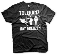 Toleranz hat Grenzen Herren Tshirt