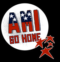 Ami go Home Herren Hoodie Kapuzenpulli