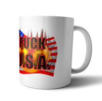 Fuck the USA Tasse