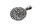 Kleiner Wikinger-Anh&auml;nger TALIZAR &Oslash; 1.7 cm Vegvisir Kompass mit Runen Silber