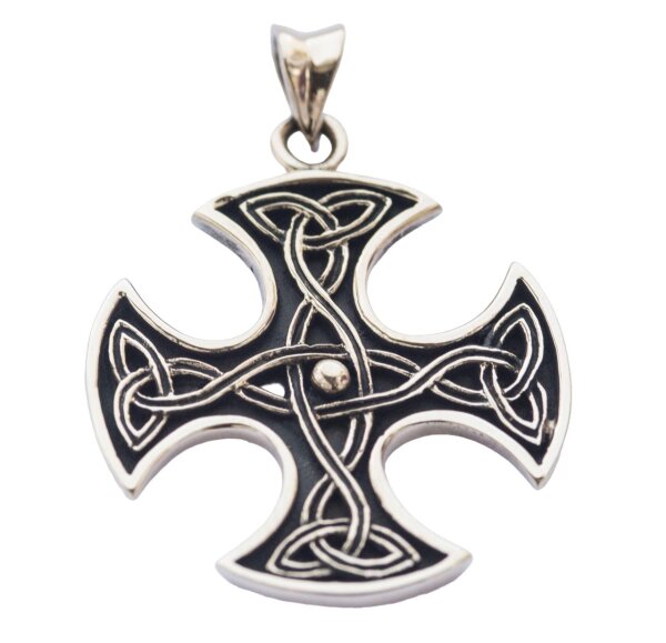 Schmuck Anh&auml;nger CELTIC CROSS &Oslash; 2.9 cm Bronze