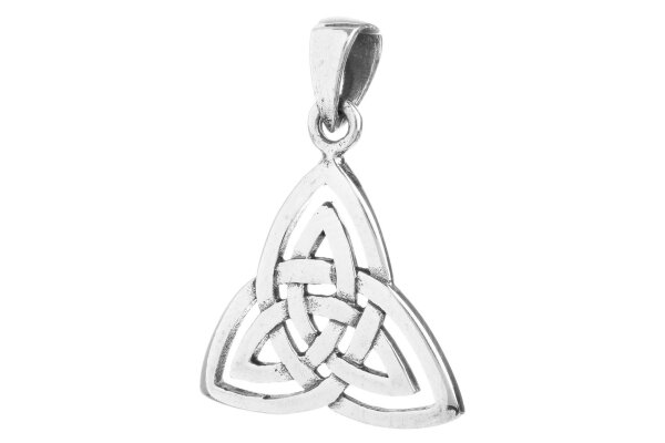Keltischer Schmuck Anh&auml;nger TRINY 2 cm Irischer Symbolschmuck Silber