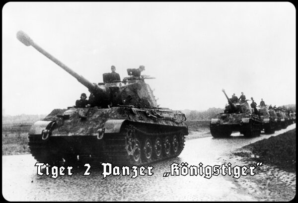 Blechschild - K&ouml;nigstiger - historisch