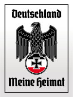 Blechschild - Adler Heimat V2