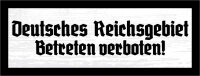 Blechschild - Herz f&uuml;r Deutschland8