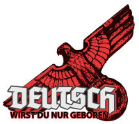 Deutsch wirst du nur geboren Herren Tshirt XL