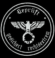 Gesichert Rechtsextrem gepr&uuml;ft! Herren Tshirt