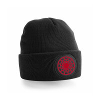 Strickm&uuml;tze Schwarze Sonne