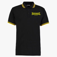 Masterrace Classic - Herren Polo schwarz gelb 2XL