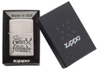 ZIPPO Sturmfeuerzeug Auf alte G&ouml;tter und gut Freunde