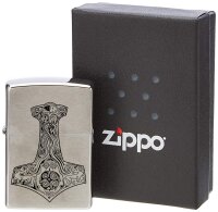 ZIPPO Sturmfeuerzeug G&ouml;tterhammer Wikinger Viking...