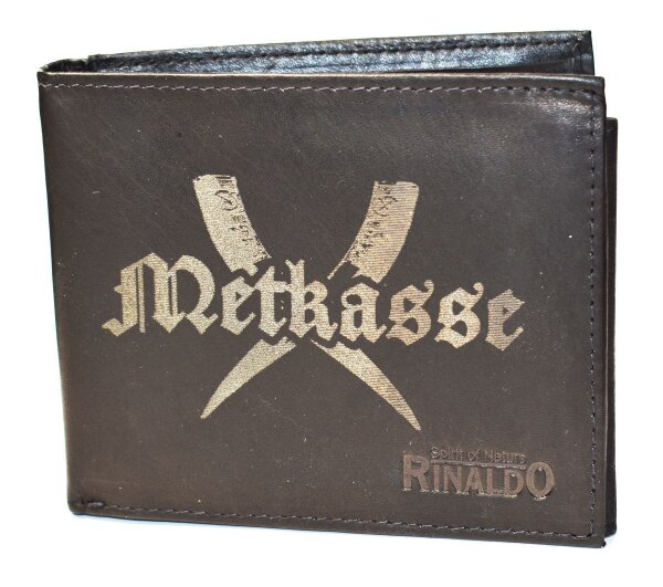 Metkasse - Herrengeldb&ouml;rse Rindleder
