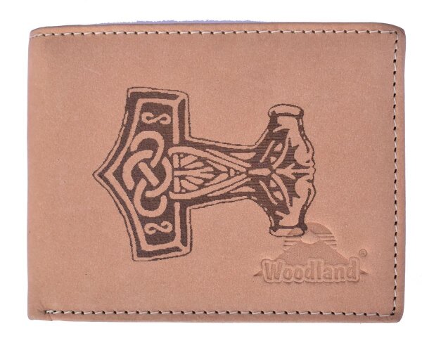 Thorhammer Mj&ouml;lnir Riegelgeldb&ouml;rse B&uuml;ffelleder