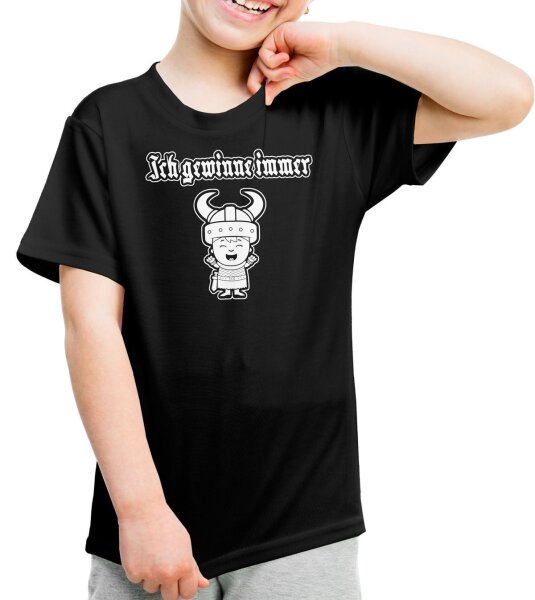 Ich gewinne Immer-  Kinder Tshirt