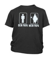 Dein Papa mein Papa Wikinger - Kinder Tshirt