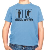 Dein Papa mein Papa Soldat - Kinder Tshirt