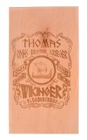 Wikinger Pl&uuml;ndertruhe Odins bester Krieger Namen personalisiert Geschenk
