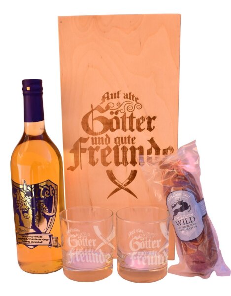 Auf alte G&ouml;tter und gute Freunde Box Geschenk