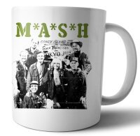 M.A.S.H Geschenkbox mit Tshirt Aufkleber Tasse Lazarett Milit&auml;r Army