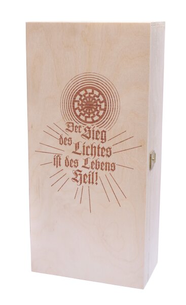 Geschenkbox Holz Der Sieg des Lichtes ist des Lebens heil!