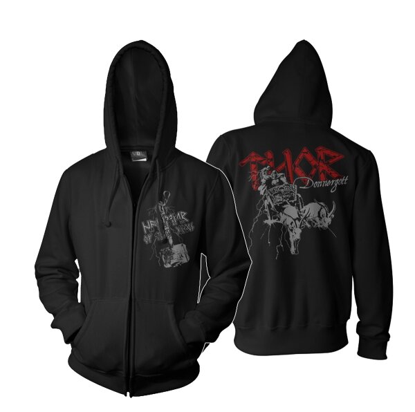 THOR Donnergott 3 - ZIP Jacke Odin Wotan Ragnar Tyr Viking Wikinger 4XL