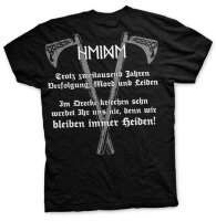 Wir bleiben Heiden - Tshirt Wikinger Odin Thorhammer Asgard Ragnar&ouml;k XL