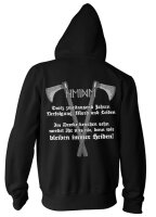 Wir bleiben Heiden - ZIP Jacke Donar Wotan Odin Thor Viking Ragnar Walhalla