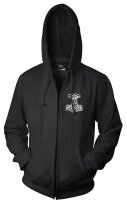 Thorhammer 3 - KapuzenZIP Mj&ouml;lnir Asgard Valhall Vikings Odin Wotan Edda 2XL