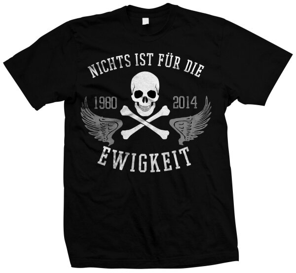 Nichts ist f&uuml;r die Ewigkeit - Herren T-Shirt Deutschrock frei b&ouml;se Lieder onkel 5XL