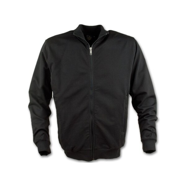 Sweatjacke Freizeitjacke Schwarz-5XL