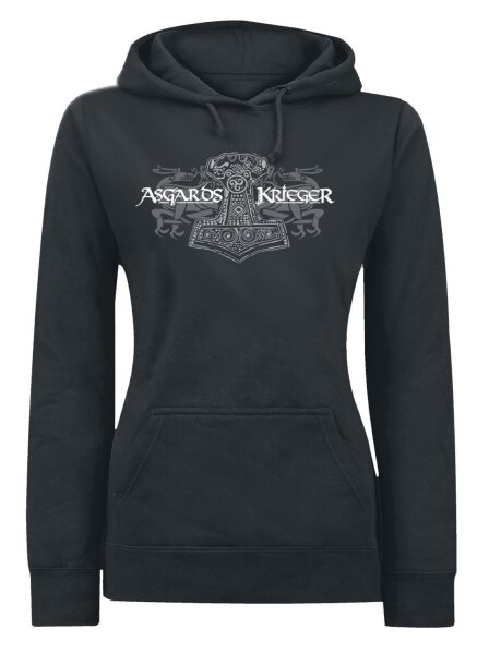 Asgards Krieger 3 - Lady Hoodie Sweat Sleipnir Odin Thor Irminsul Heidentum