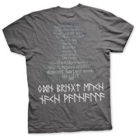 Ragnar - Tshirt grau Thorhammer Runen Odin  Walhalla...