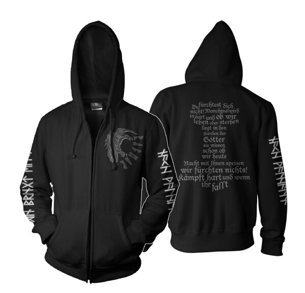 Ragnar - ZIPJacke Viking Wikinger Thor Wotan Rabe