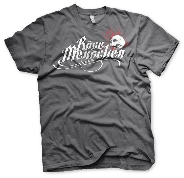 B&ouml;se Menschen Logo - Tshirt Biker Motorrad MC Ultra Deutschrock Punk Pogo