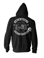 Viking Crew - Kapuzen ZIP Brotherhood Asgard MC S.o.A. Bikes 1%er Thorhammer 5XL