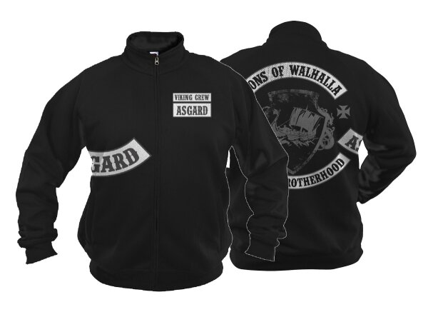 Viking Crew Asgard Jacke MC Brotherhood Nordic Thor Walhalla Odin Vikings SoA