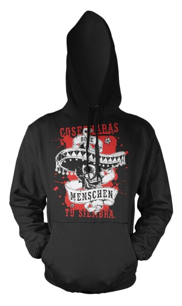 B&ouml;se Menschen  - Cosechar&aacute;s tu siembra - Kapuzensweat Deutschrock Mexiko Hool