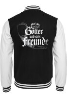 Auf alte G&ouml;tter und gute Freunde - Baseballjacke...