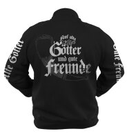 B&ouml;se Menschen - Freizeitjacke Auf alte G&ouml;tter  gute Freunde frei b&ouml;se Wikinger 2XL