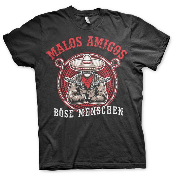 B&ouml;se Menschen Malos Amigos - T-shirt Deutschrock Streetfight