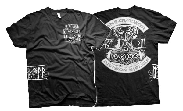 Sons of Thor Division Mj&ouml;lnir - Tshirt Asgard MC Walhalla Odin Vikings SoA 1%er 2XL