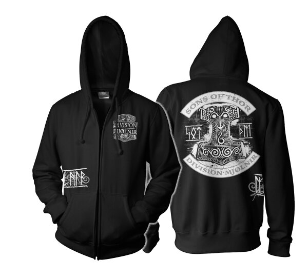 Sons of Thor Division Mj&ouml;lnir - Freizeitjacke Jacke MC  Odin Vikings SoA 1%er
