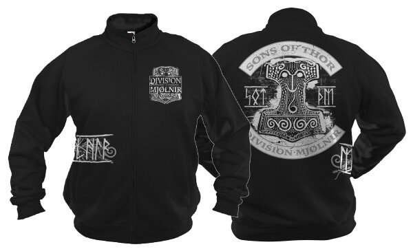 Sons of Thor Division Mj&ouml;lnir - Freizeitjacke MC  Rocker Asgard Onepercenter