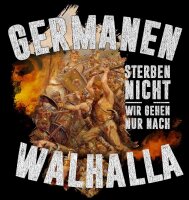 Germanen sterben nicht - Tshirt Wotan Thor Odin Walhalla Asgard Midgard Heiden XL