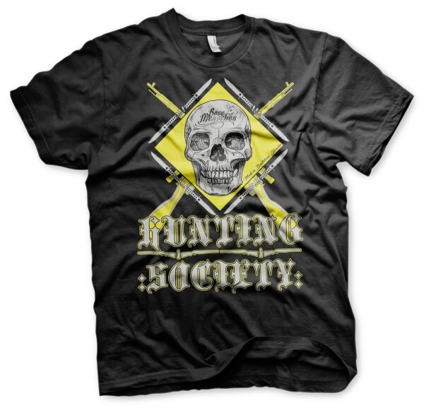 B&ouml;se Menschen Hunting Society- Tshirt Rock Biker MMA MC Schwarz-7XL